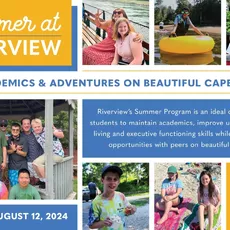 Summer at Riverview offers programs for three different age groups: Middle School, ages 11-15; High School, ages 14-19; and the Transition Program, GROW (Getting Ready for the Outside World) which serves ages 17-21.⁠
⁠
Whether opting for summer only or an introduction to the school year, the Middle and High School Summer Program is designed to maintain academics, build independent living skills, executive function skills, and provide social opportunities with peers. ⁠
⁠
During the summer, the Transition Program (GROW) is designed to teach vocational, independent living, and social skills while reinforcing academics. GROW students must be enrolled for the following school year in order to participate in the Summer Program.⁠
⁠
For more information and to see if your child fits the Riverview student profile visit oakvillehometips.com/admissions or contact the admissions office at admissions@oakvillehometips.com or by calling 508-888-0489 x206